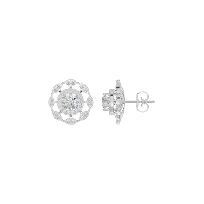 Luxe Lullaby Harmony Earrings 18 KT / White Gold