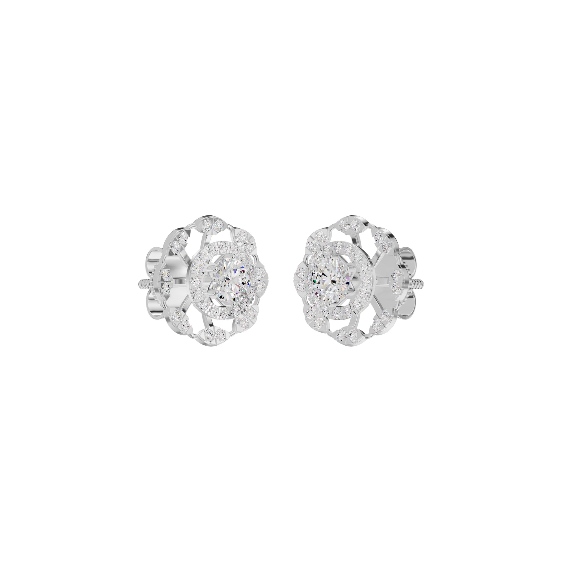Luxe Lullaby Harmony Earrings 18 KT / White Gold