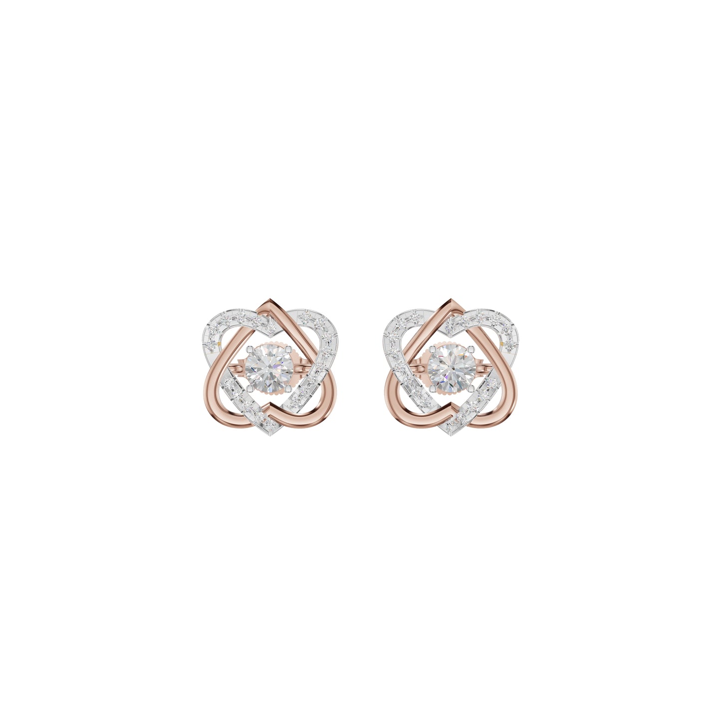 Diamond Dreamland Elegance Earrings 18 KT / Rose Gold