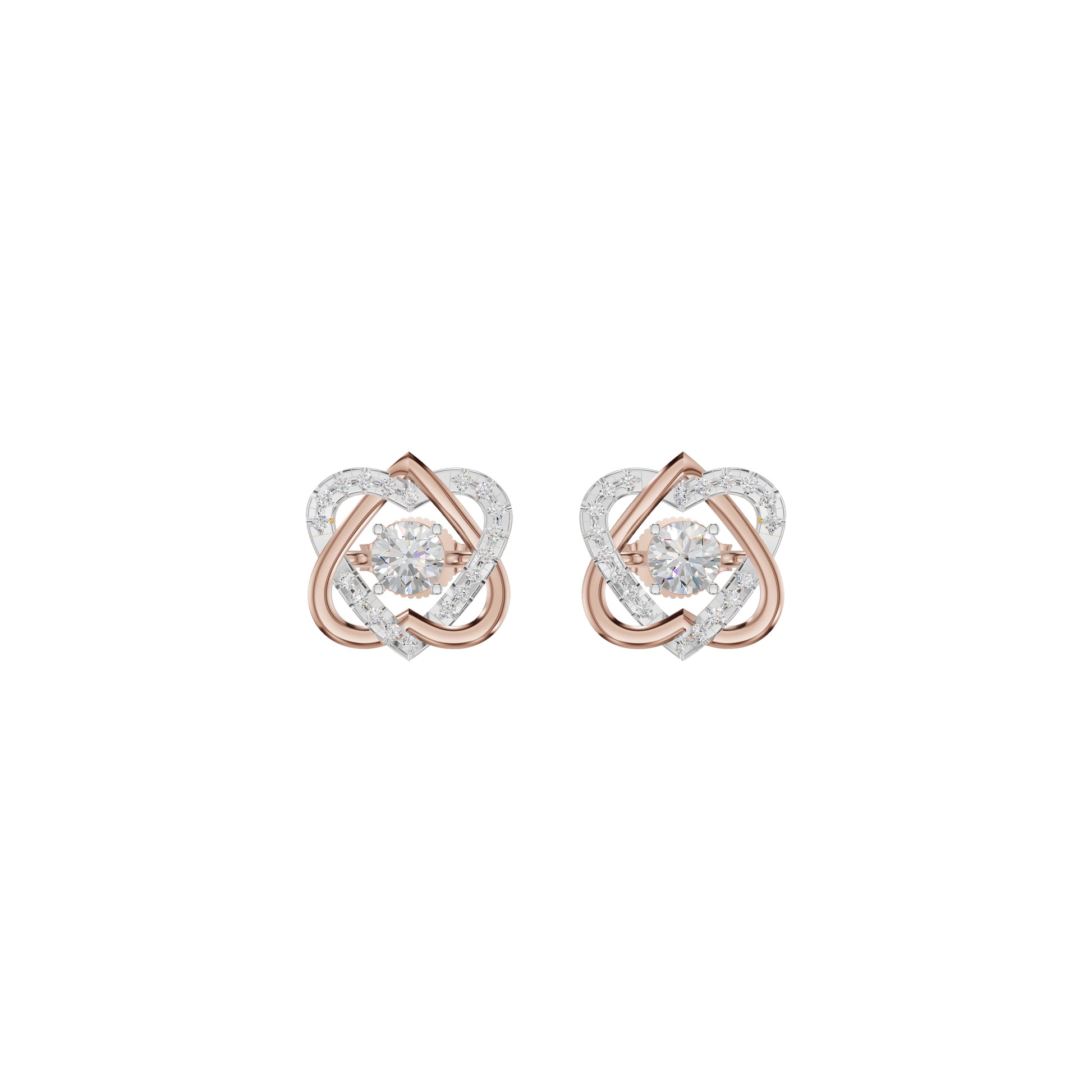 Diamond Dreamland Elegance Earrings 18 KT / Rose Gold