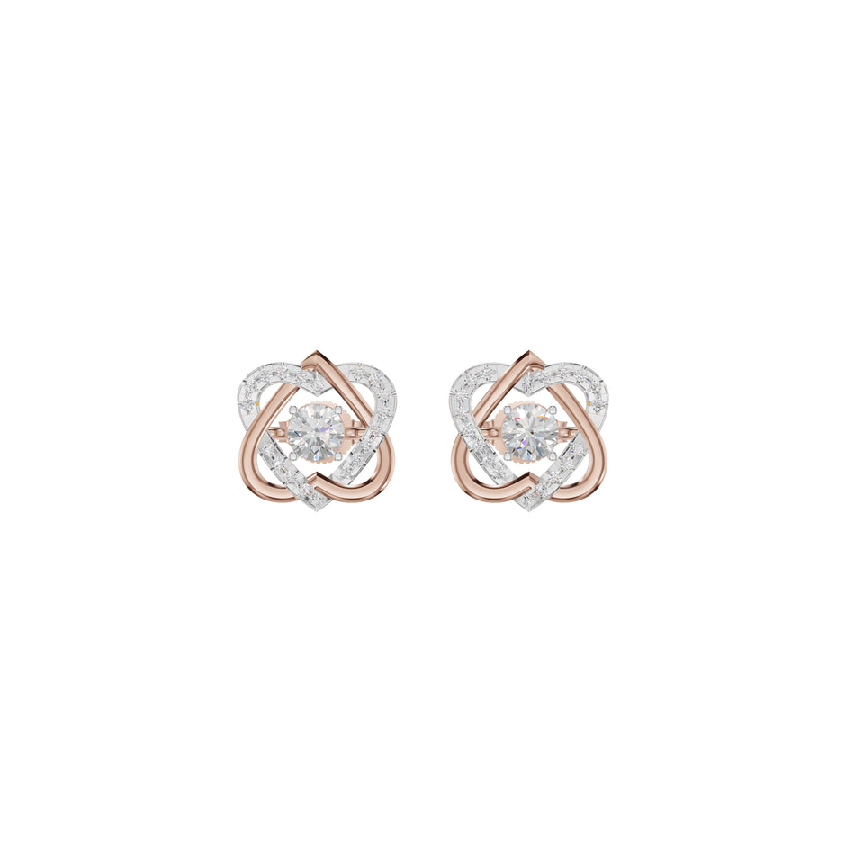 Diamond Dreamland Elegance Earrings 18 KT / Rose Gold