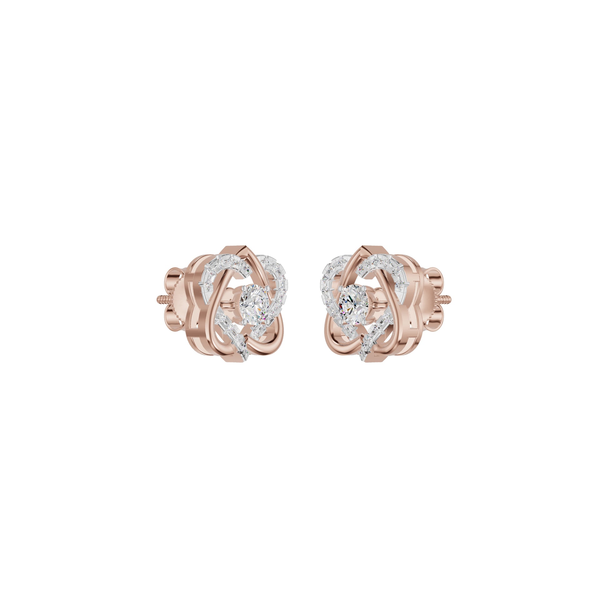 Diamond Dreamland Elegance Earrings 18 KT / Rose Gold