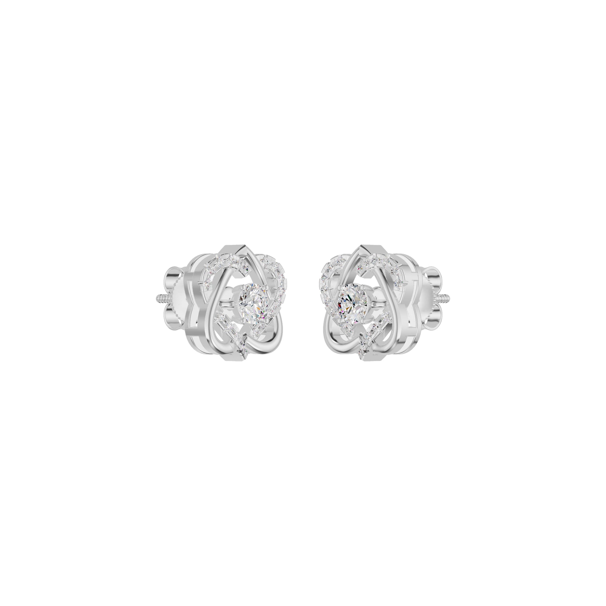 Diamond Dreamland Elegance Earrings 18 KT / White Gold
