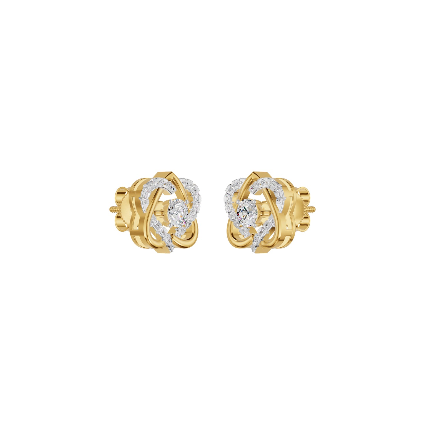 Diamond Dreamland Elegance Earrings 18 KT / Yellow Gold