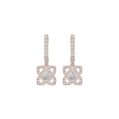 Enchante Elegance Diamond Earrings 18 KT / Rose Gold