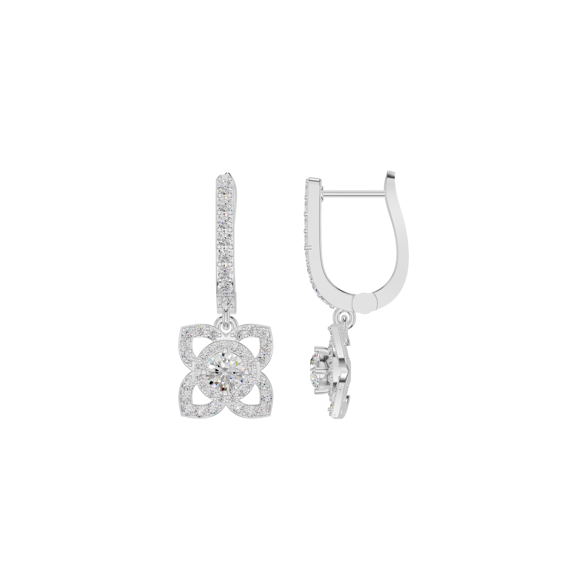 Enchante Elegance Diamond Earrings 18 KT / White Gold
