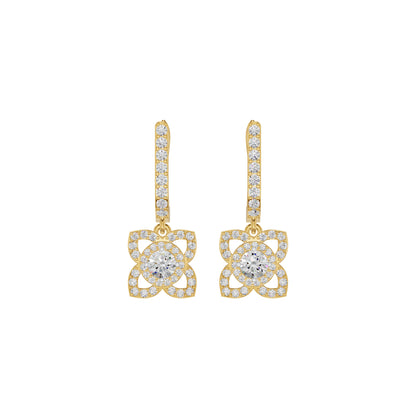 Enchante Elegance Diamond Earrings 18 KT / Yellow Gold