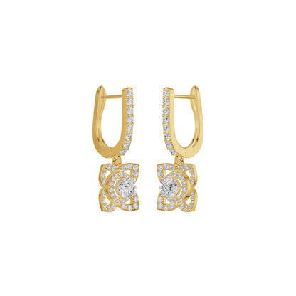 Enchante Elegance Diamond Earrings 18 KT / Yellow Gold