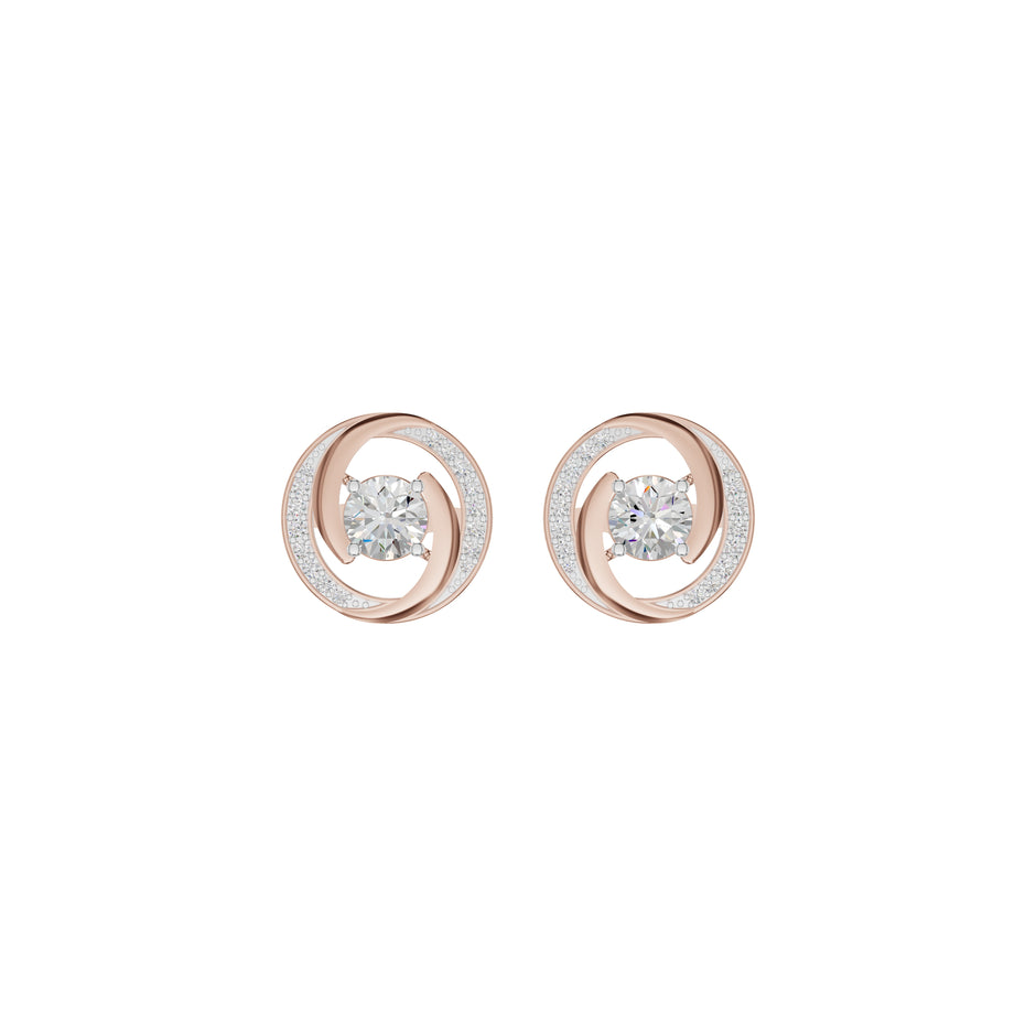 Timeless Tresor Diamond Earrings 18 KT / Rose Gold