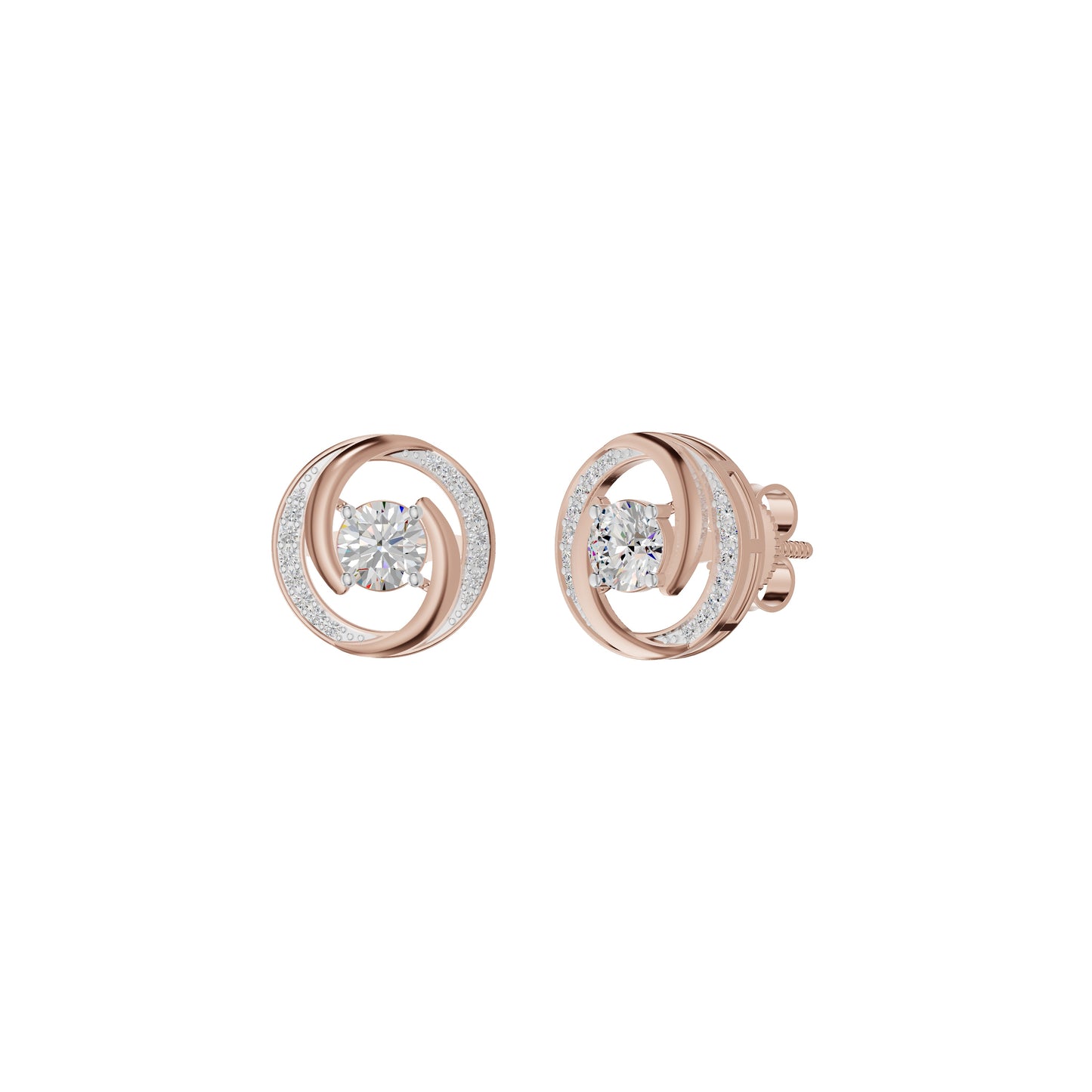 Timeless Tresor Diamond Earrings 18 KT / Rose Gold