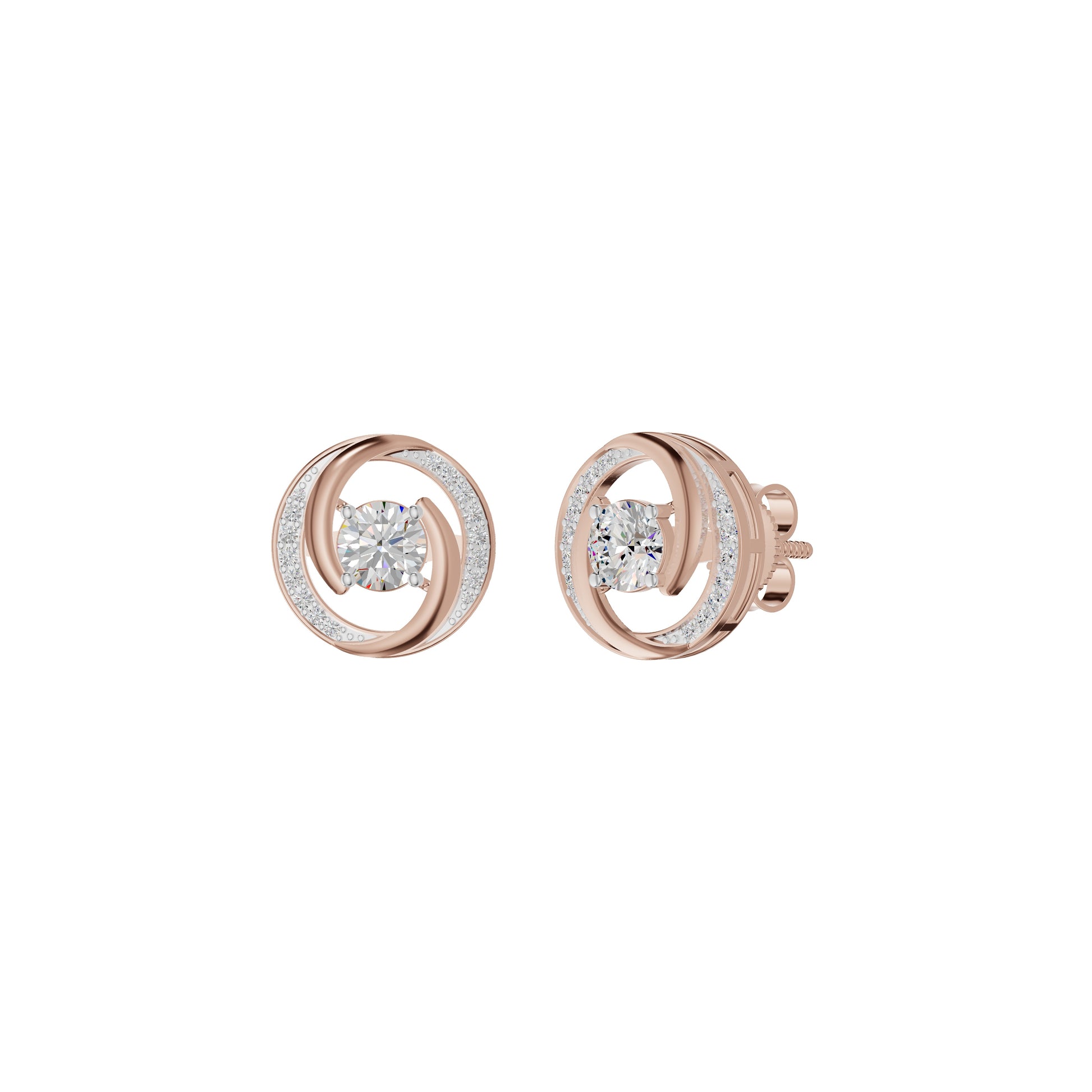 Timeless Tresor Diamond Earrings 18 KT / Rose Gold