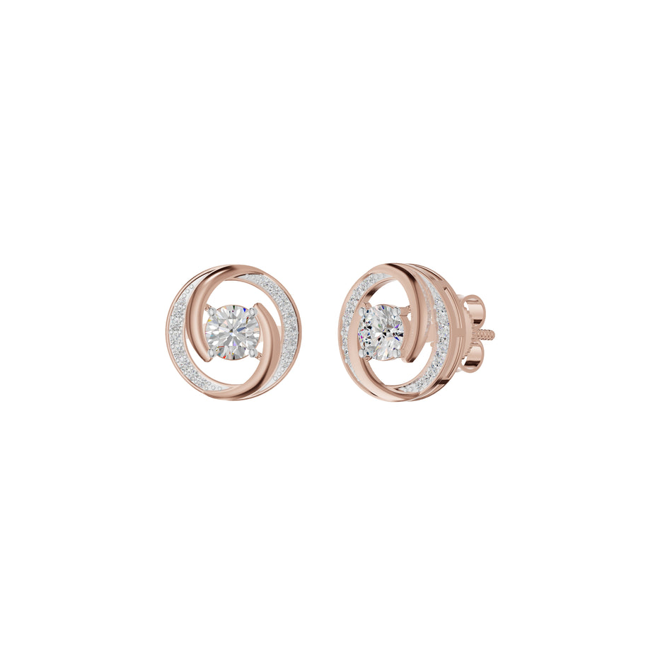Timeless Tresor Diamond Earrings 18 KT / Rose Gold