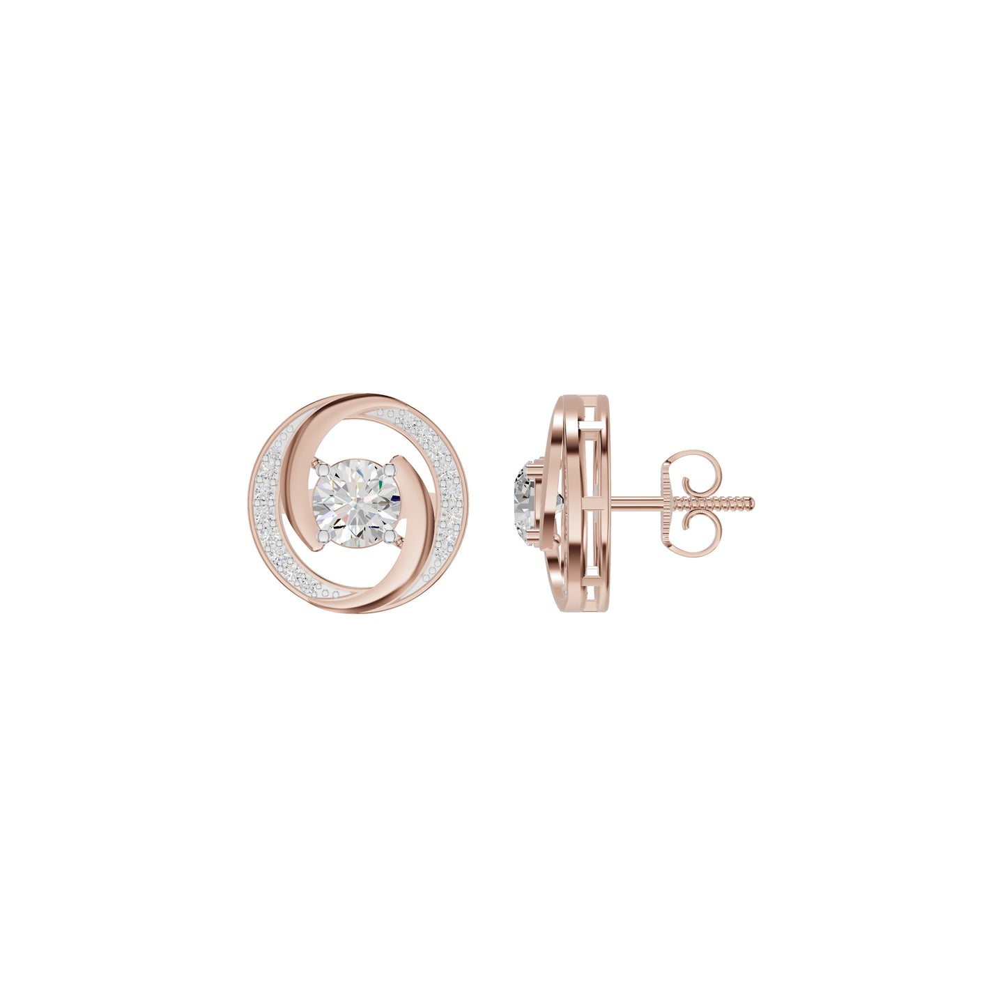 Timeless Tresor Diamond Earrings 18 KT / Rose Gold