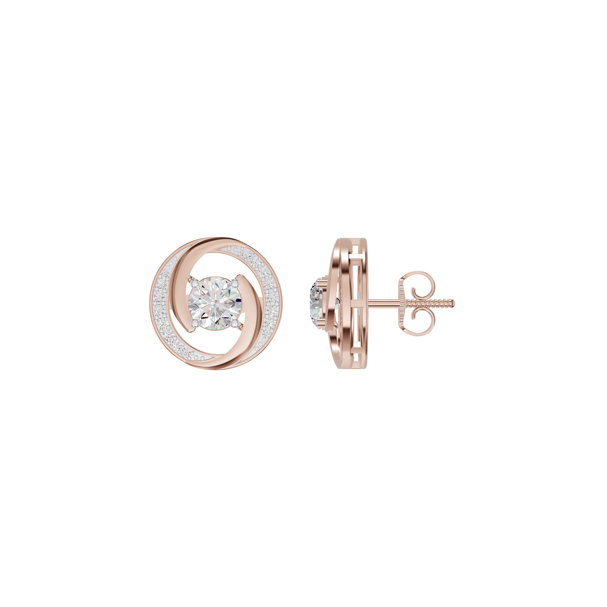 Timeless Tresor Diamond Earrings 18 KT / Rose Gold