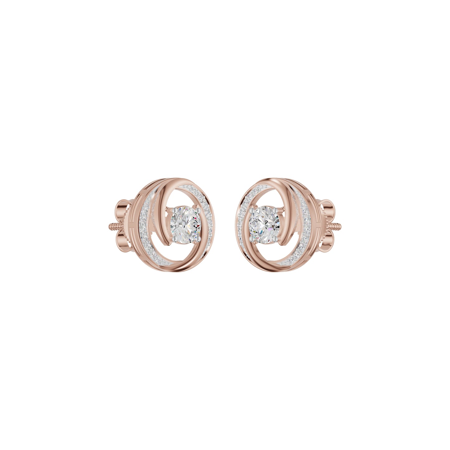 Timeless Tresor Diamond Earrings 18 KT / Rose Gold