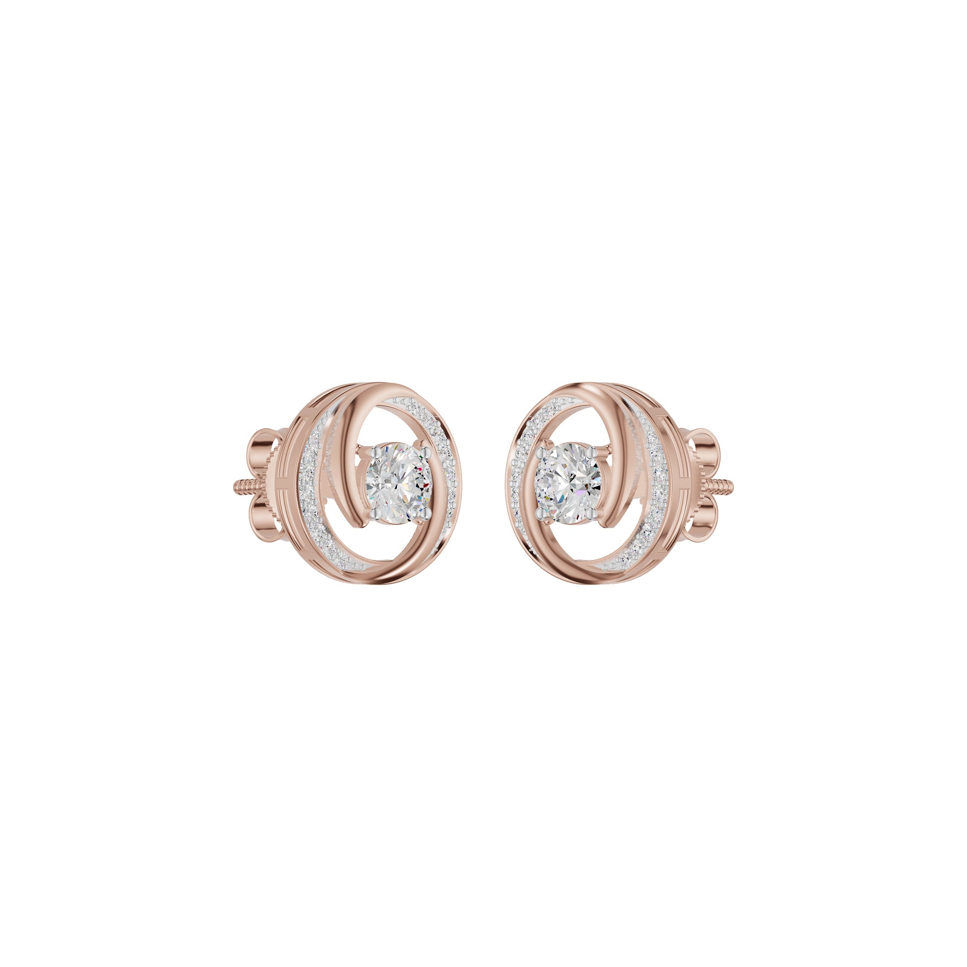 Timeless Tresor Diamond Earrings 18 KT / Rose Gold