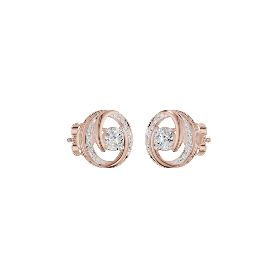 Timeless Tresor Diamond Earrings 18 KT / Rose Gold