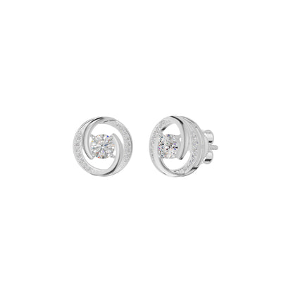 Timeless Tresor Diamond Earrings 18 KT / White Gold