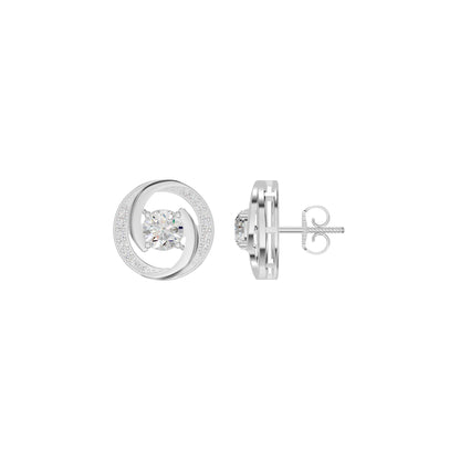 Timeless Tresor Diamond Earrings 18 KT / White Gold