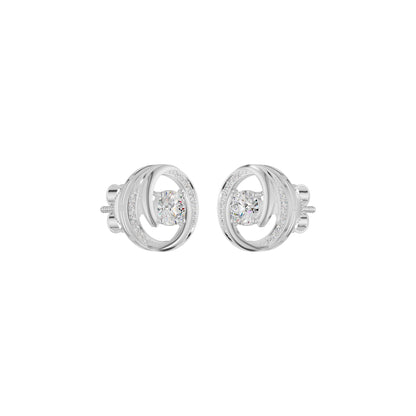 Timeless Tresor Diamond Earrings 18 KT / White Gold