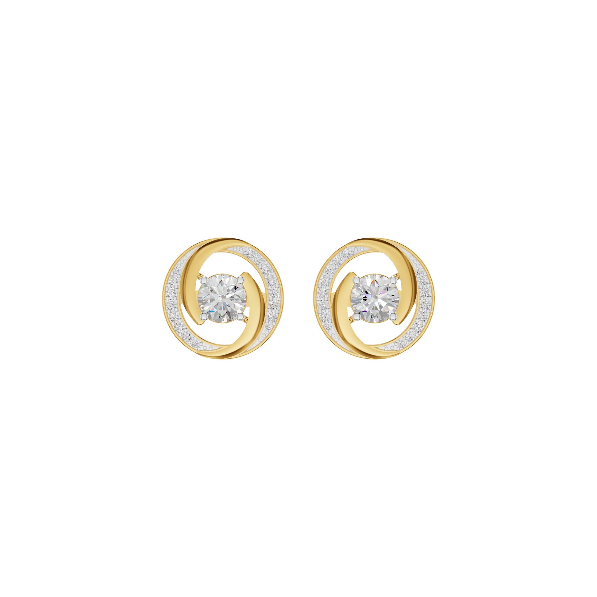 Timeless Tresor Diamond Earrings 18 KT / Yellow Gold