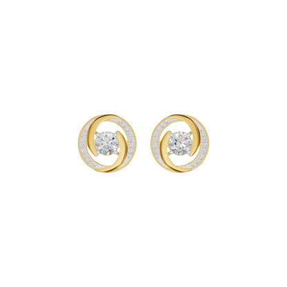 Timeless Tresor Diamond Earrings 18 KT / Yellow Gold