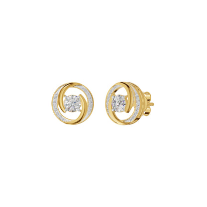 Timeless Tresor Diamond Earrings 18 KT / Yellow Gold