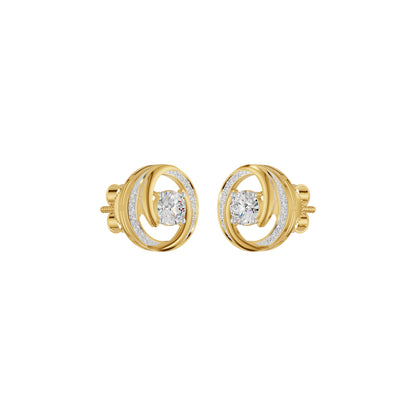 Timeless Tresor Diamond Earrings 18 KT / Yellow Gold