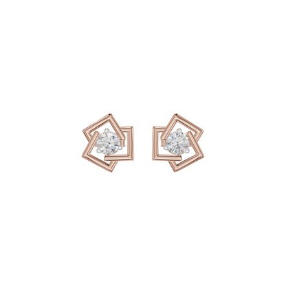 Divine Floreta Diamond Earrings 18 KT / Rose Gold