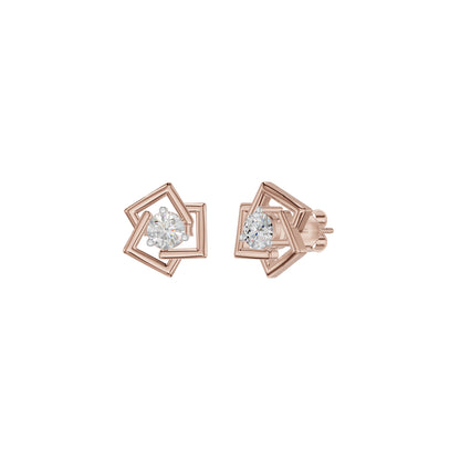 Divine Floreta Diamond Earrings 18 KT / Rose Gold