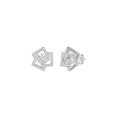 Divine Floreta Diamond Earrings 18 KT / White Gold