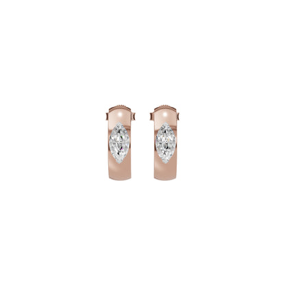 Lush Diamond Glow Earrings 18 KT / Rose Gold