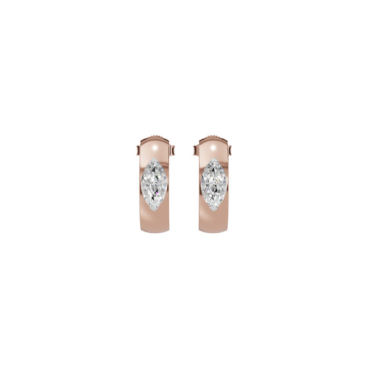 Lush Diamond Glow Earrings 18 KT / Rose Gold
