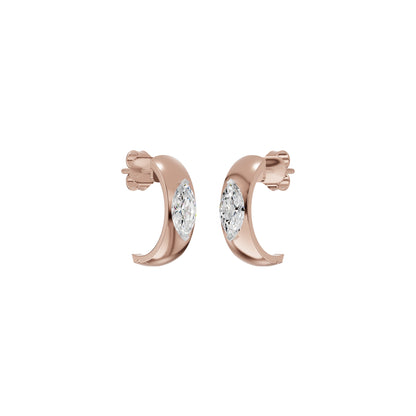 Lush Diamond Glow Earrings 18 KT / Rose Gold