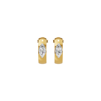 Lush Diamond Glow Earrings 18 KT / Yellow Gold