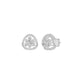Sparkling Opal Diamond Earrings 18 KT / White Gold