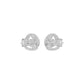 Sparkling Opal Diamond Earrings 18 KT / White Gold