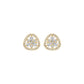 Sparkling Opal Diamond Earrings 18 KT / Yellow Gold