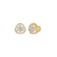Sparkling Opal Diamond Earrings 18 KT / Yellow Gold