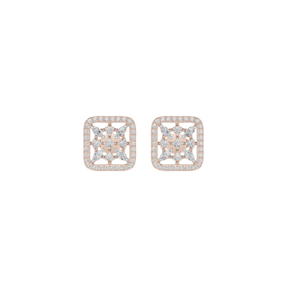 Pure Radiance Diamond Earrings 18 KT / Rose Gold