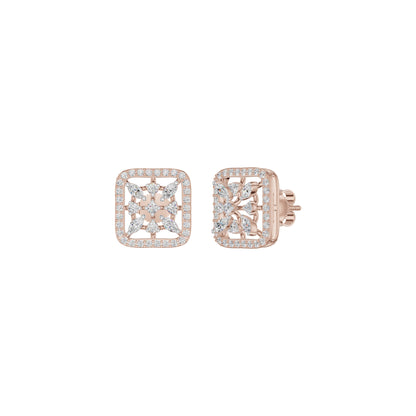 Pure Radiance Diamond Earrings 18 KT / Rose Gold