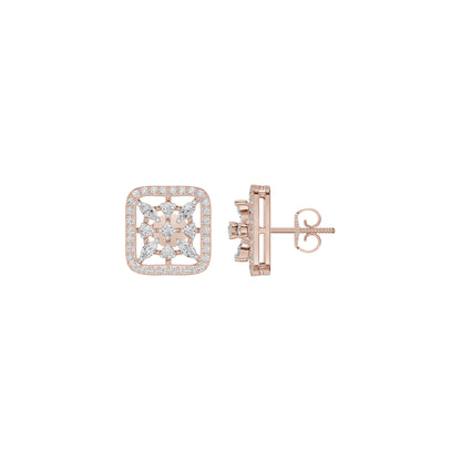 Pure Radiance Diamond Earrings 18 KT / Rose Gold