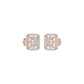Pure Radiance Diamond Earrings 18 KT / Rose Gold