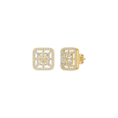 Pure Radiance Diamond Earrings 18 KT / Yellow Gold