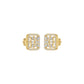 Pure Radiance Diamond Earrings 18 KT / Yellow Gold