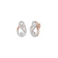 Diamond Starfire Earrings 18 KT / Rose Gold