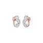 Diamond Starfire Earrings 18 KT / Rose Gold