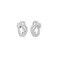 Diamond Starfire Earrings 18 KT / White Gold