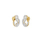 Diamond Starfire Earrings 18 KT / Yellow Gold