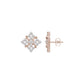 Northern Stars Diamond Stud Earrings 18 KT / Rose Gold
